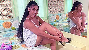 Big butt Asian femboy amateur Ana bangs dude anal to return the favor